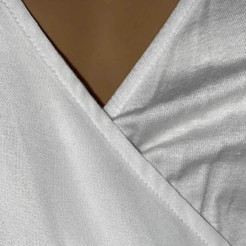 bebe White High-Low Spaghetti Strap Dress - Picture 5 of 17
